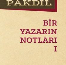 Nuri Pakdil – Bir Yazarın Notları 1