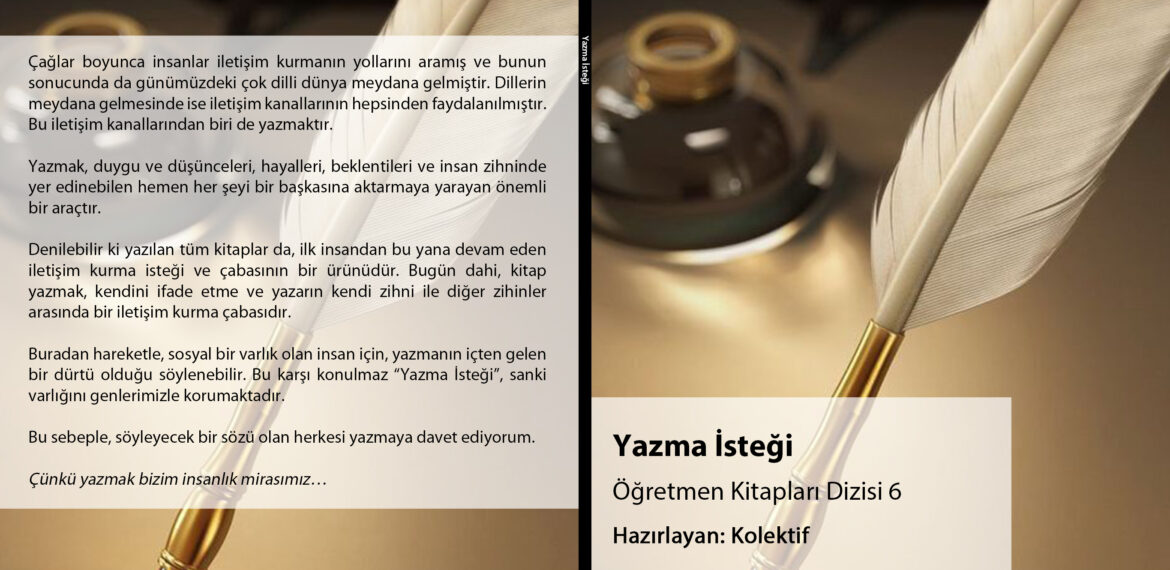 Öğretmen Kitapları Dizisi 6 – Yazma İsteği