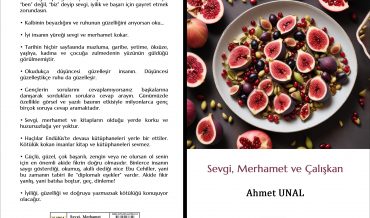 Ahmet Unal – Sevgi, Merhamet ve Çalışkan